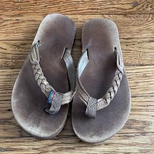Kids Rainbow Flip Flops Size 11/12